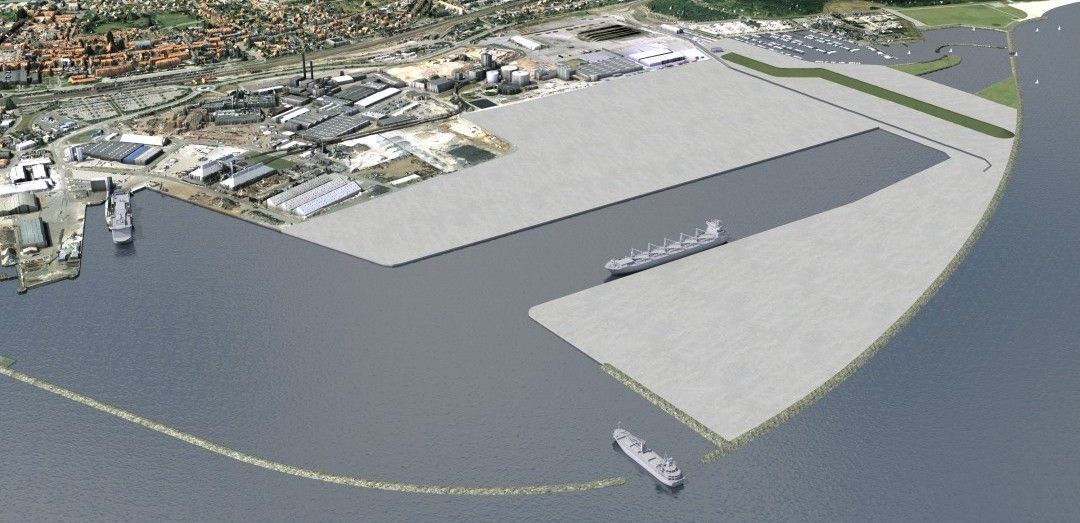 Planned container terminal for Copenhagen changing locations