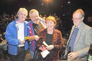 From left: Ian Burns, Andrew Jeffers, Vivien Life