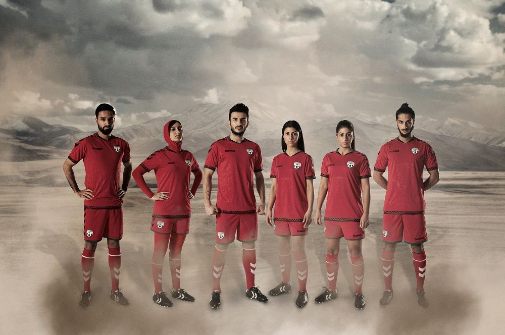 Hummel unveils new Afghan national jersey with hijab