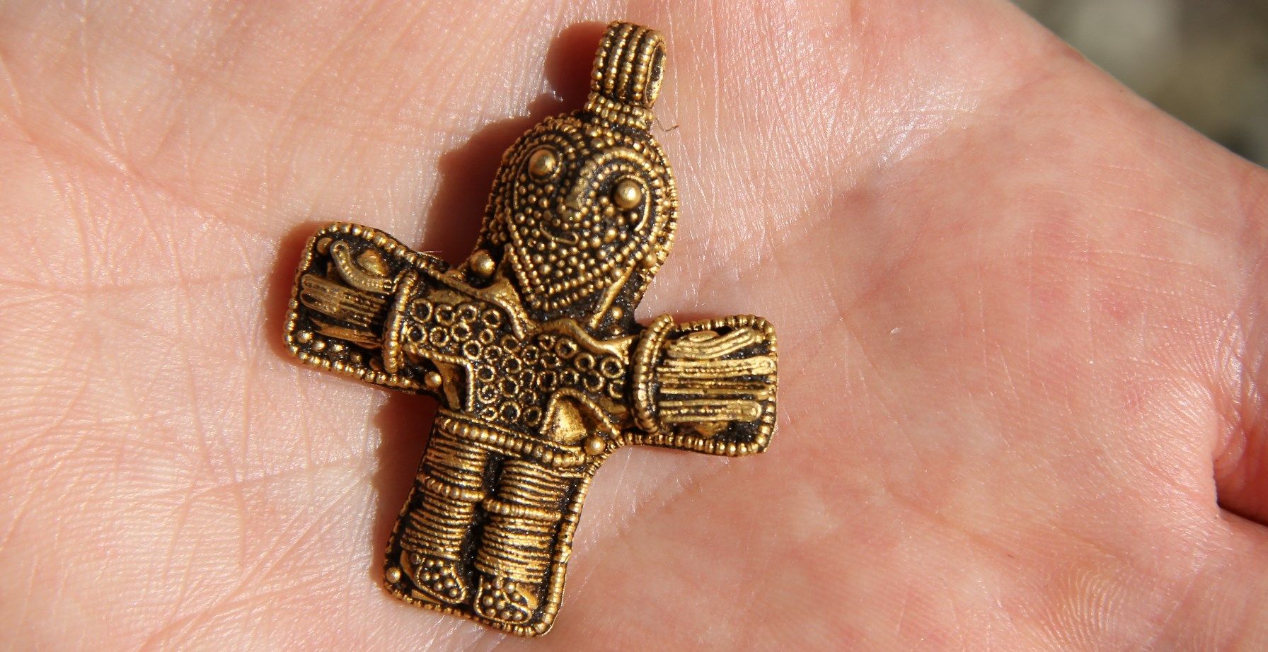 Amateur archaeologist finds Denmark’s oldest crucifix