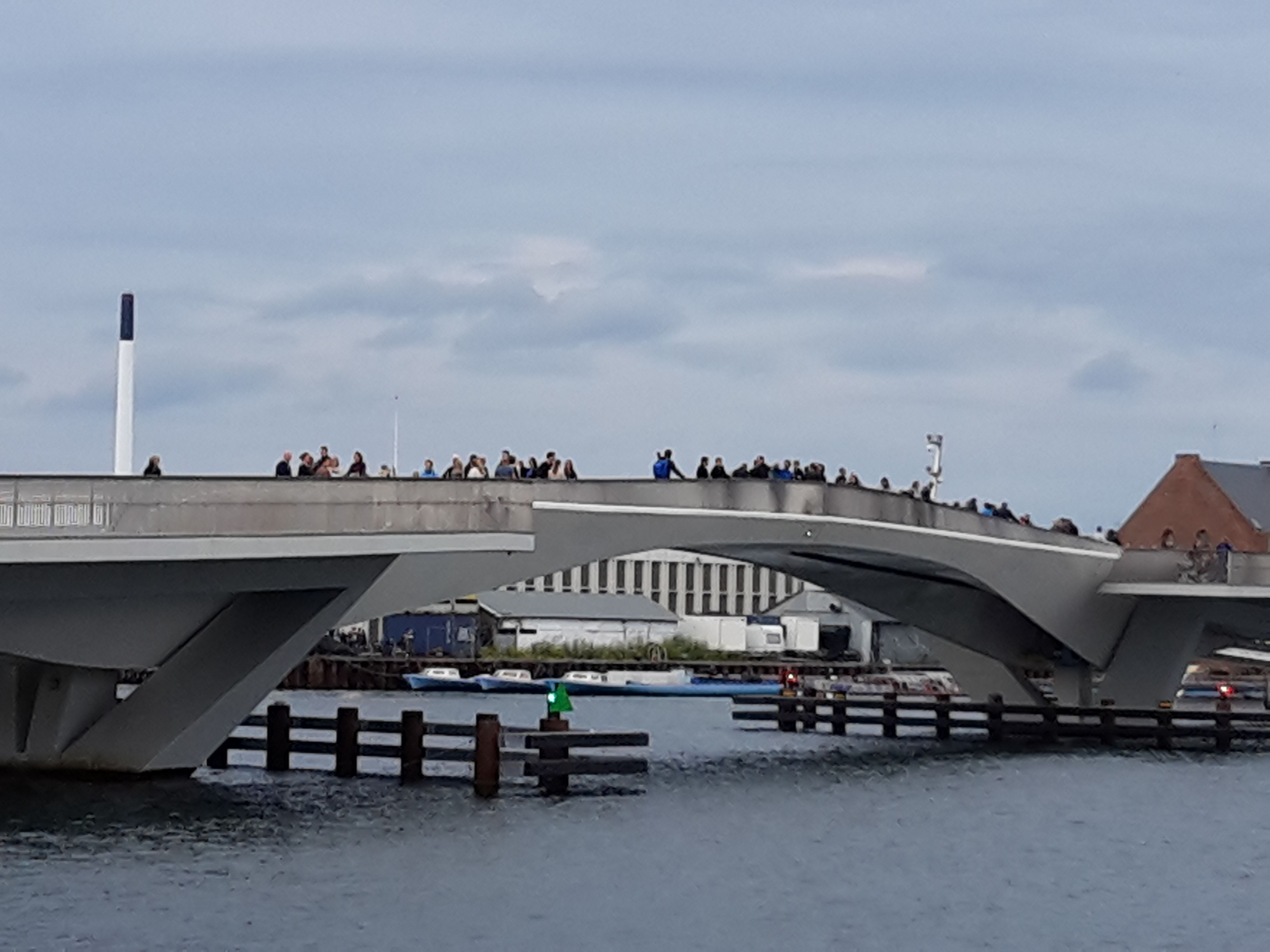 Copenhagen bridge finally opens