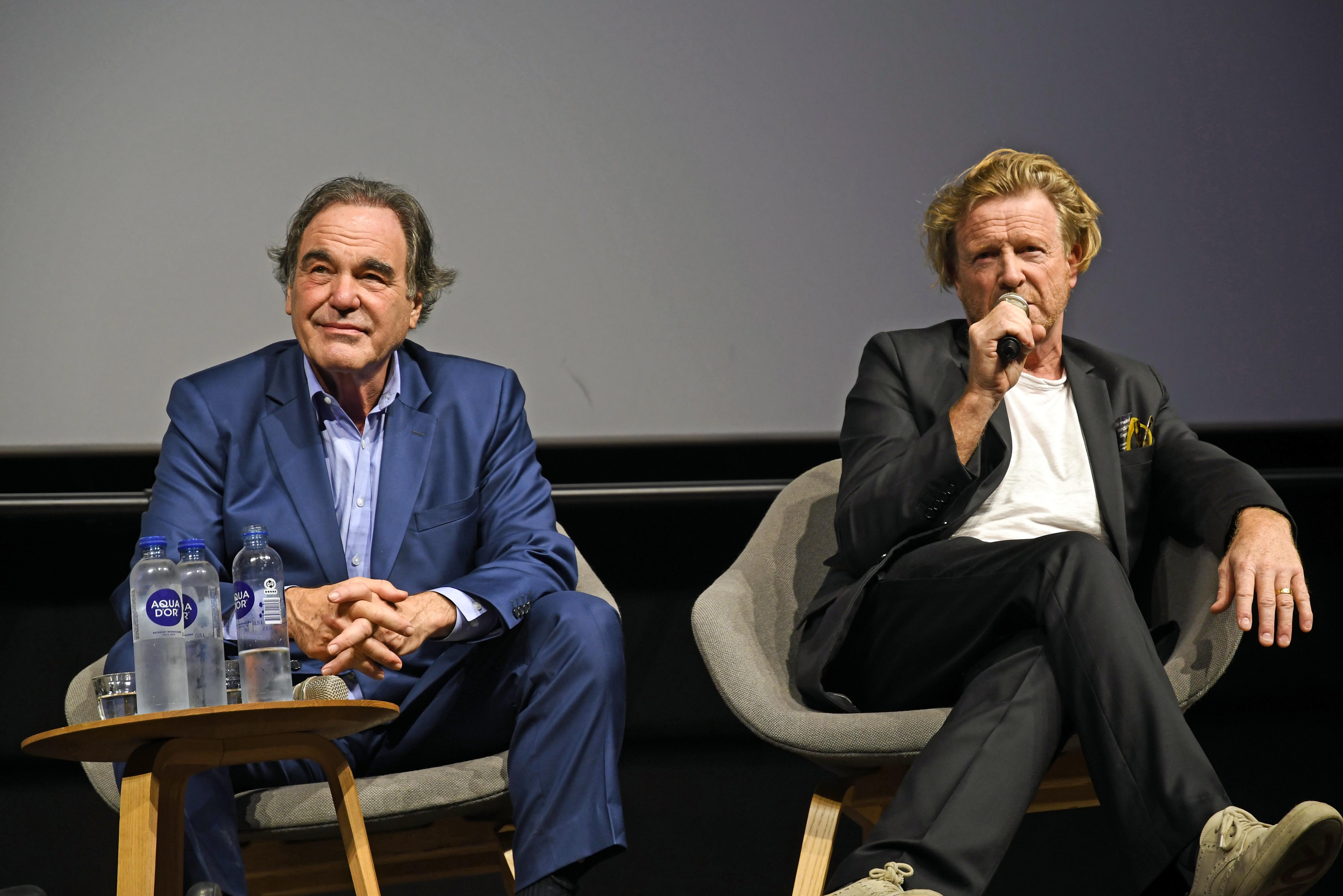 Oliver Stone in Denmark promoting ‘Snowden’ with his Copenhagen-based cinematographer