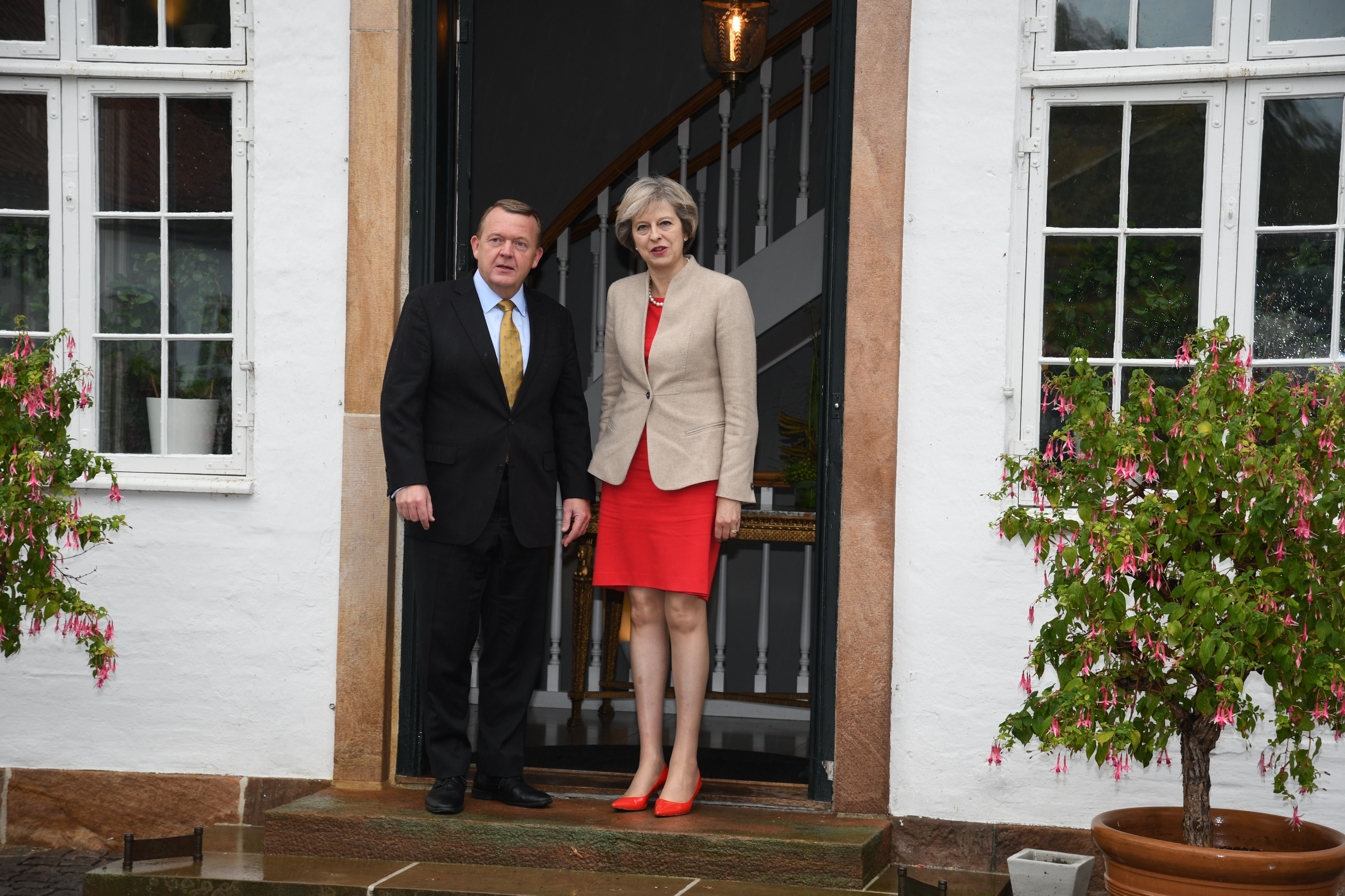Theresa May in Denmark to discuss a future outside the EU