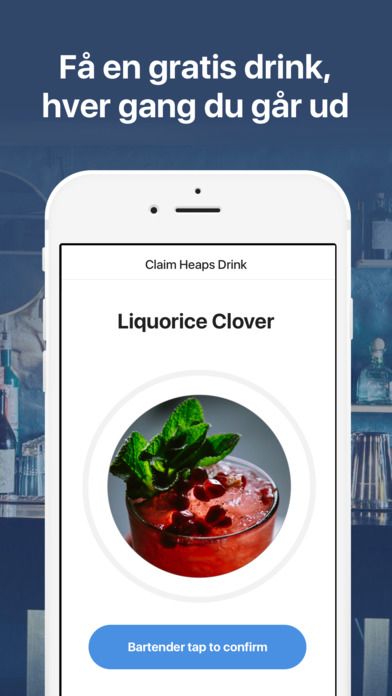 New Danish app heaping on the free drinks