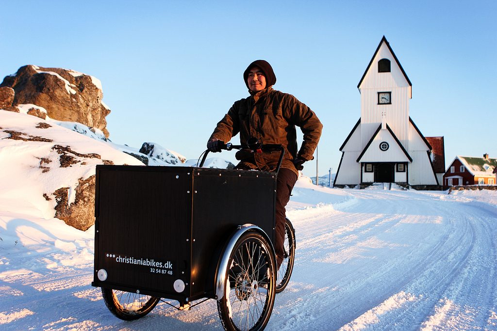 Modern Christiania bike ... also in Greenland (photo: Colville-Andersen - Flickr)