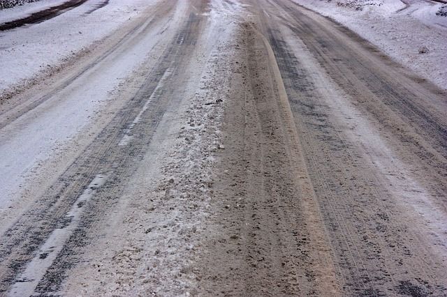 Slippery roads across Denmark this morning