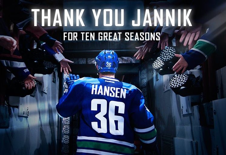 Jannik Hansen traded to the Sharks on deadline day