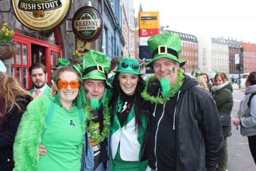 On the streets of Copenhagen on Paddy’s Day, live from the 3-Legged Charity Race