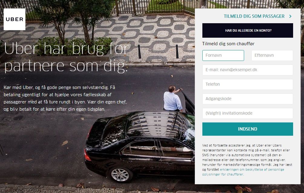 Uber pulling the plug in Denmark