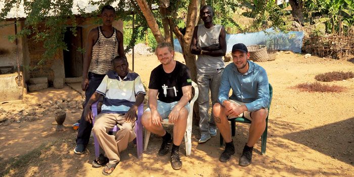 Danish students help African village farmers to store their crops
