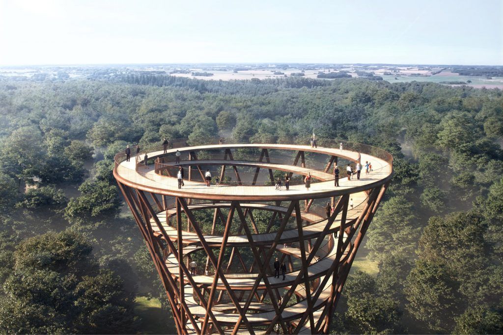 In touch with the treetops: the canopy walkway down the road from Copenhagen