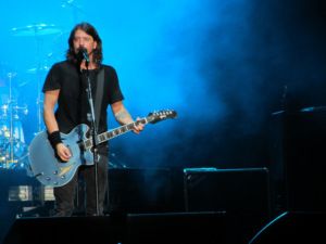 American rock band, Foo Fighters were in sprightly form at this year's Roskilde Festival (Photo Ed Vill)