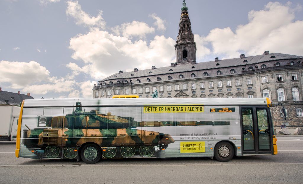 Tanks on the streets of Copenhagen