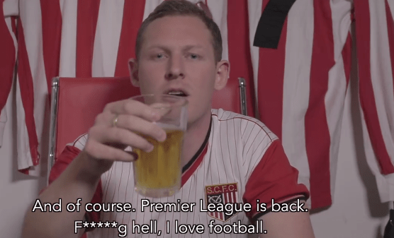 TV3’s cursing English football correspondent going viral