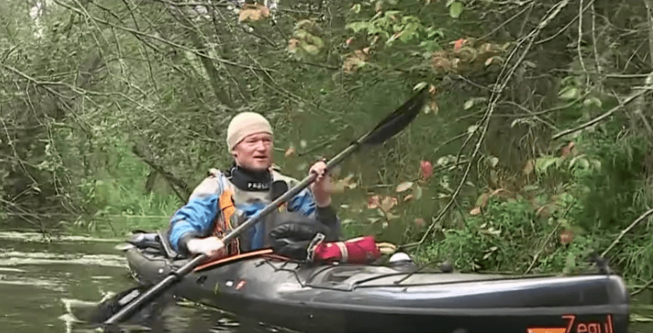 Paddling priest leaves Denmark to follow the 3,000 km Viking trail to Russia