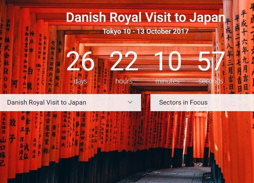 Royals spearhead big Danish delegation to Japan