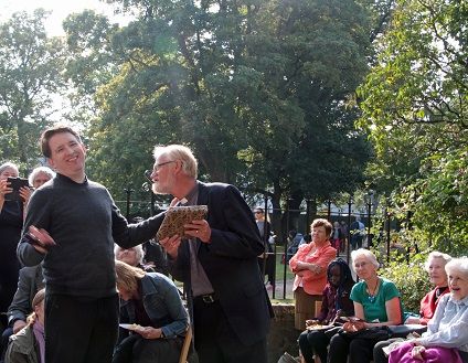 Out and About: Picnicking parishioners bid pip pip cheerio to popular parish priest