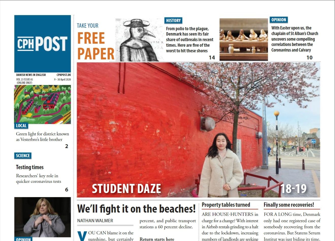 Copenhagen Post online edition out NOW (and Happy Easter!)