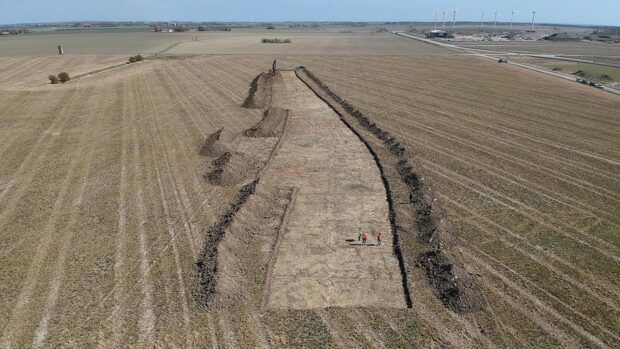 Archaeologists in Denmark discover huge defensive structure from the past 