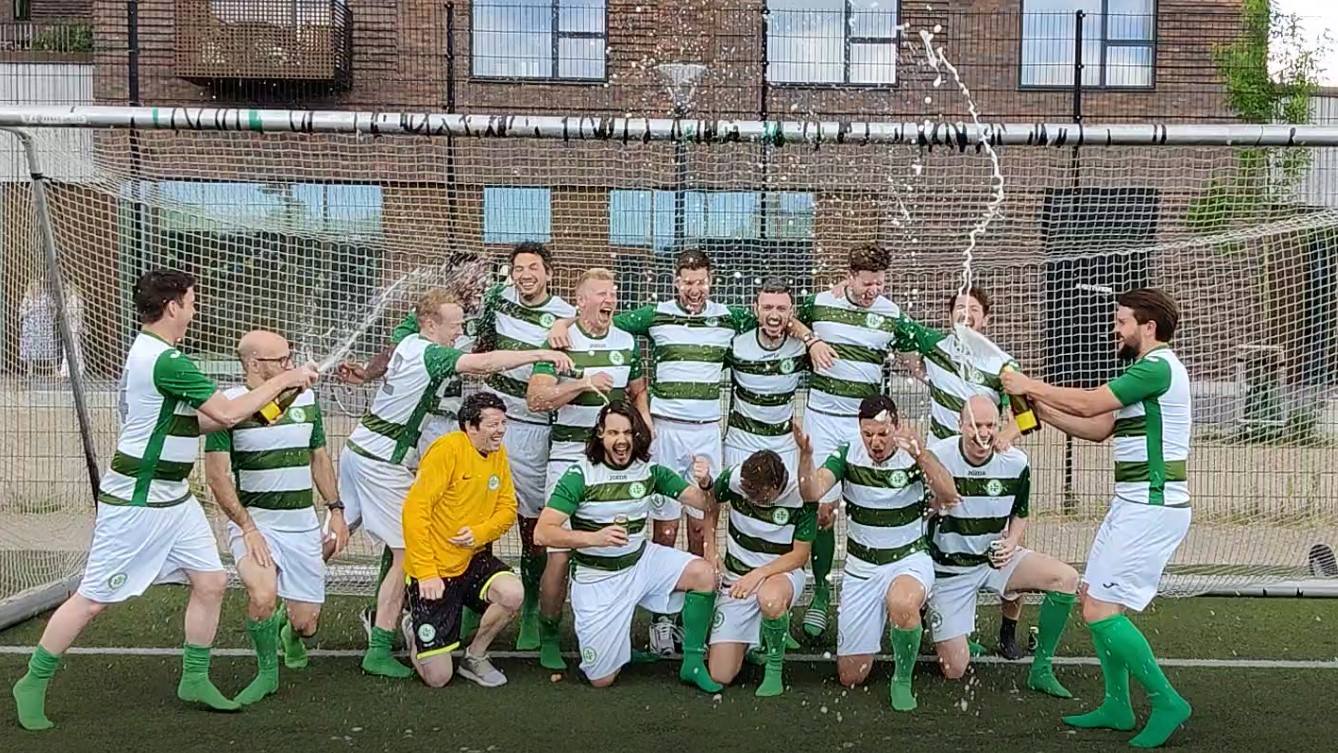 Expat football club riding high with double promotion