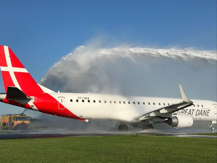 Anchored forever: Danish airline comes to a standstill