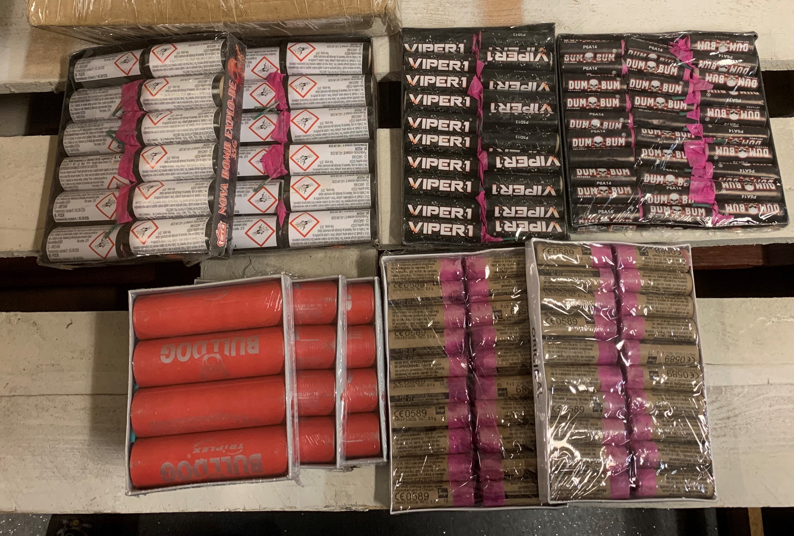 Record quantities of illegal fireworks confiscated