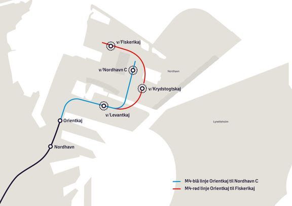Nordhavn Metro link extension a step closer