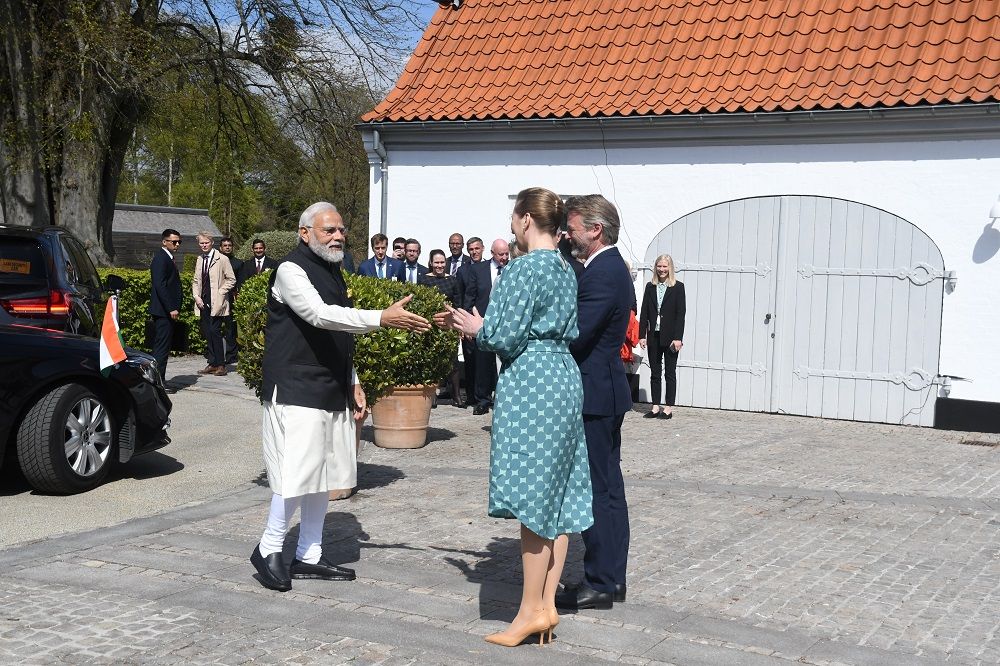 Danish-Indian relations were further strengthened by a visit by Prime Minister Narendra Modi