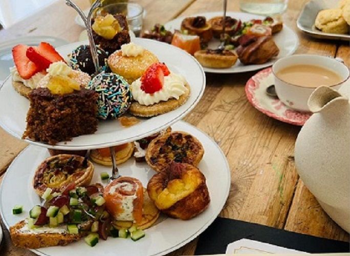 Events in July and early August: Finally a proper British afternoon tea!
