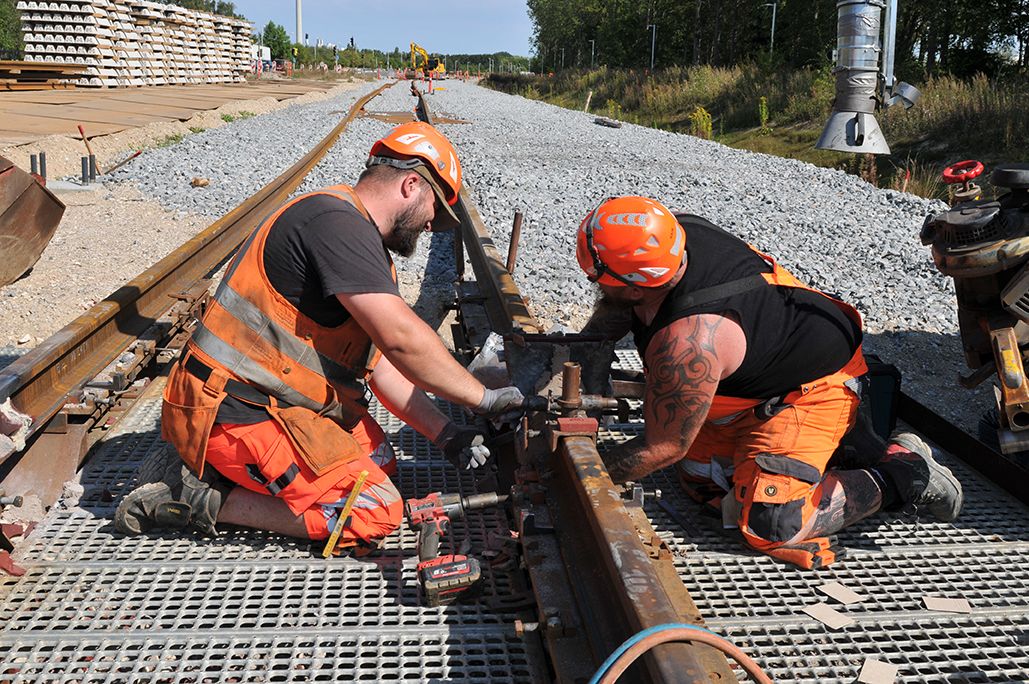 Work starts on Copenhagen Light Rail track