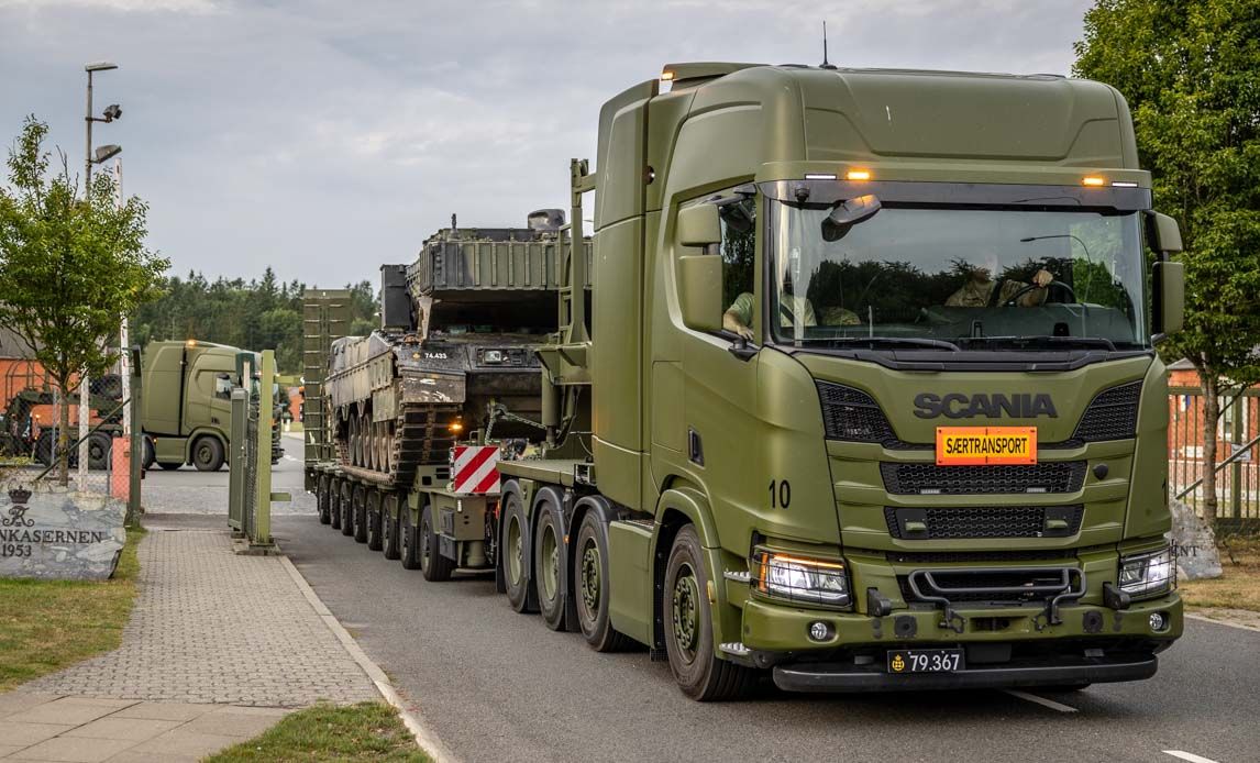 Denmark is deploying tanks abroad for the first time this year