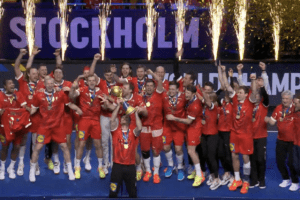 Denmark beat France to historic third handball world title