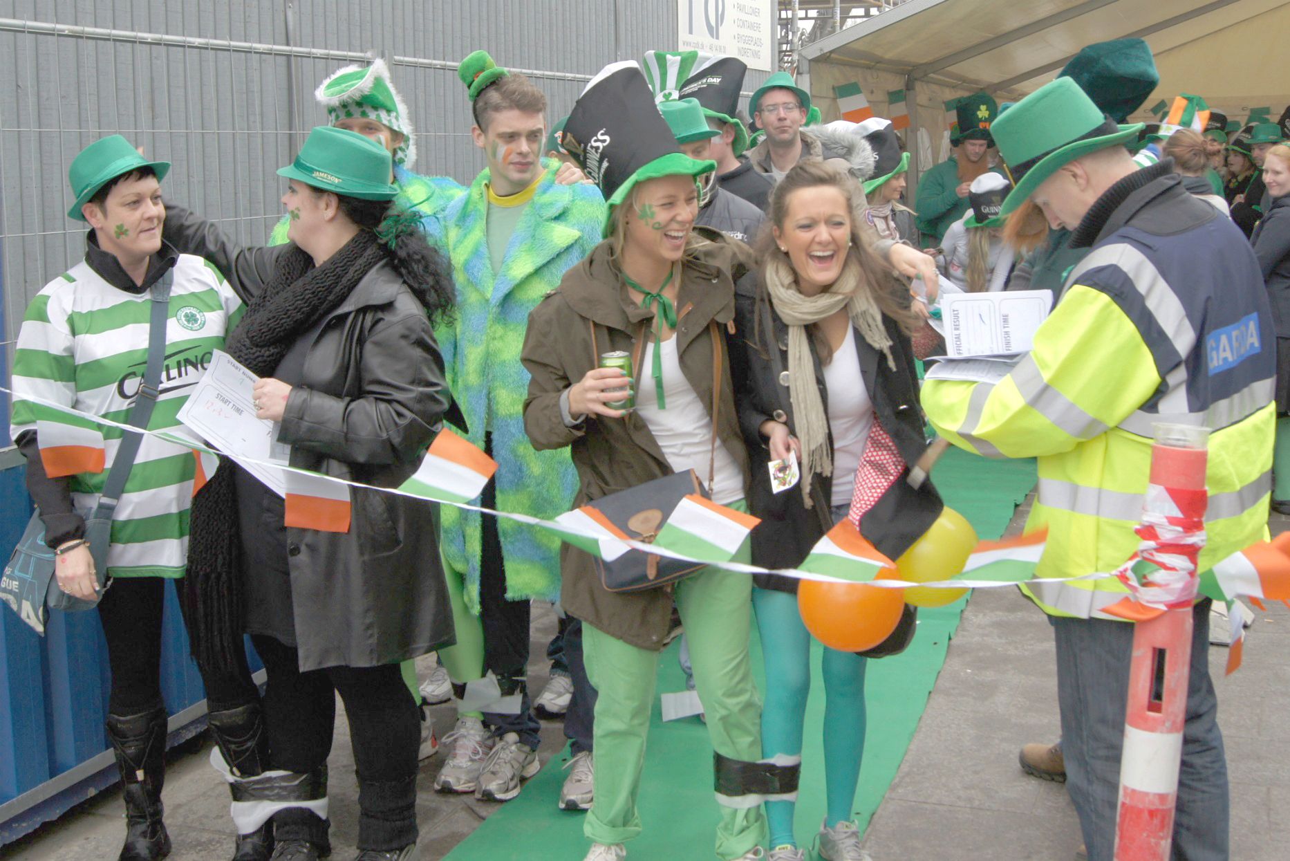 St Patrick’s Day 2023: Feel the shamrock love of the three-legged race!