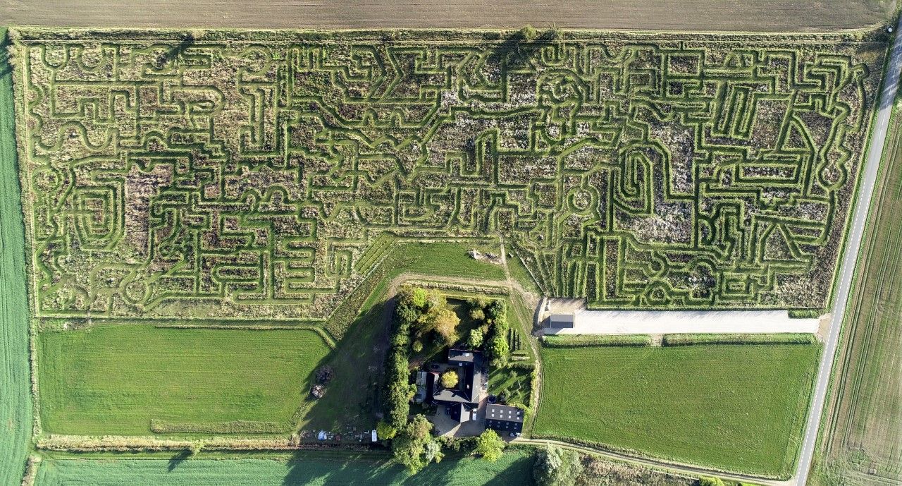A maze of amusement: Quiz your way through massive labyrinth north of Copenhagen
