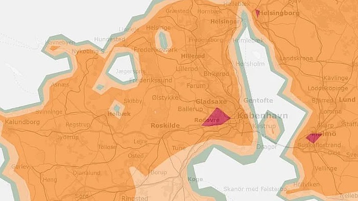 High risk of wildfires in Copenhagen as dry and windy conditions continue