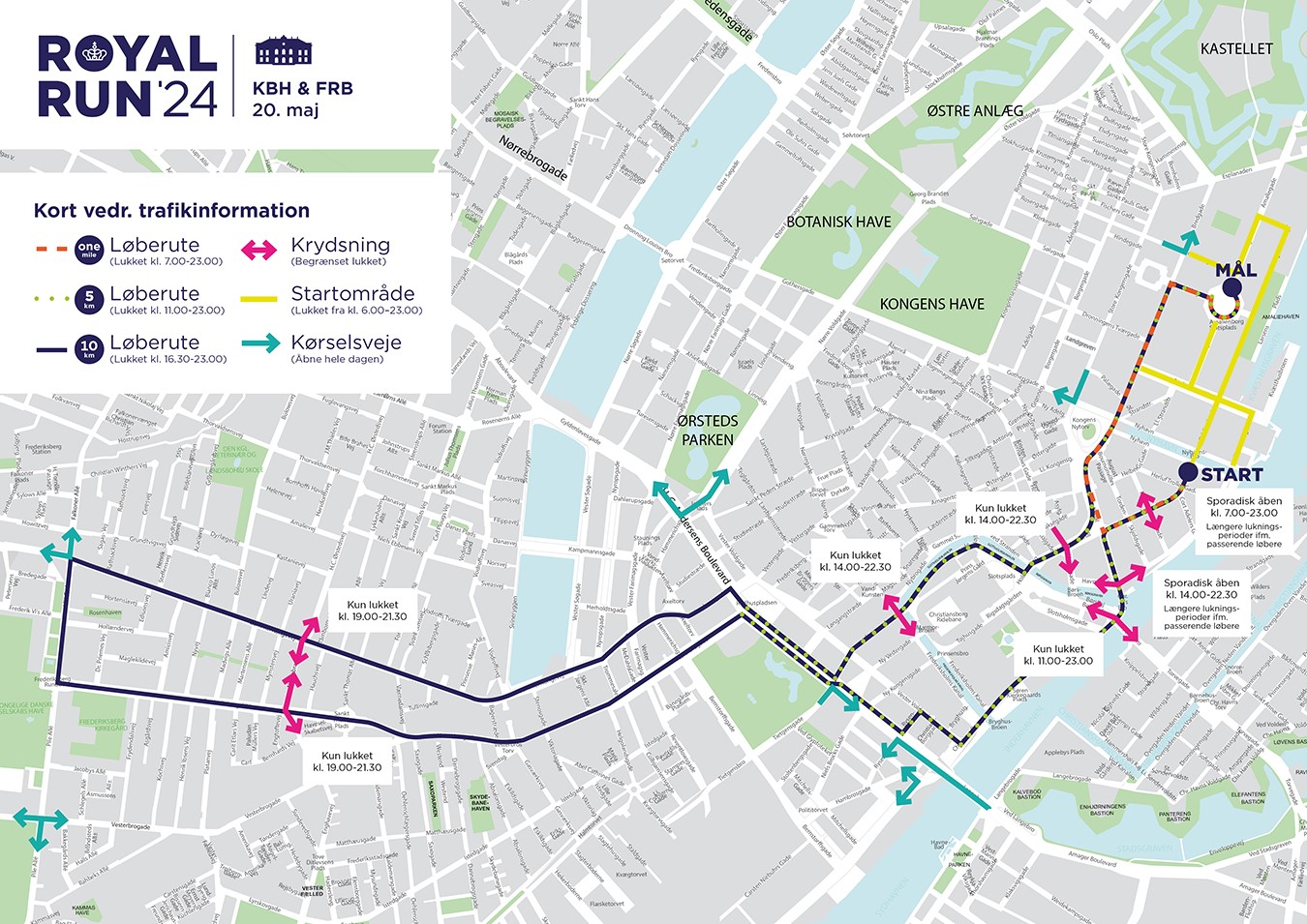 Royal Run will disrupt Copenhagen traffic and pedestrians on holiday Sunday and Monday