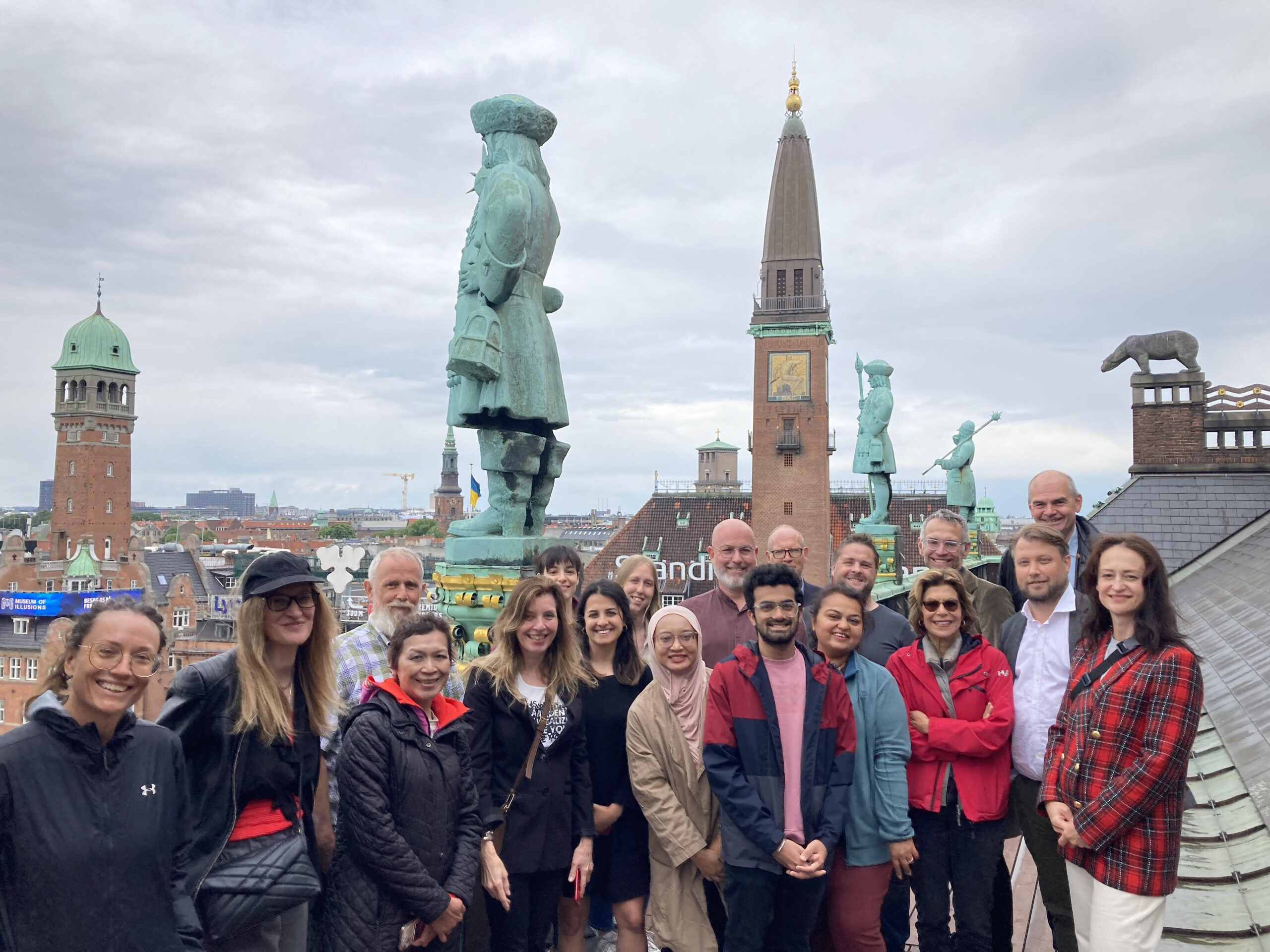 Connect Club visited the beautiful town hall in Copenhagen