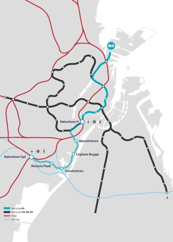 King cuts ribbon on Copenhagen’s new M4 Metro extension to Sydhavn and ...