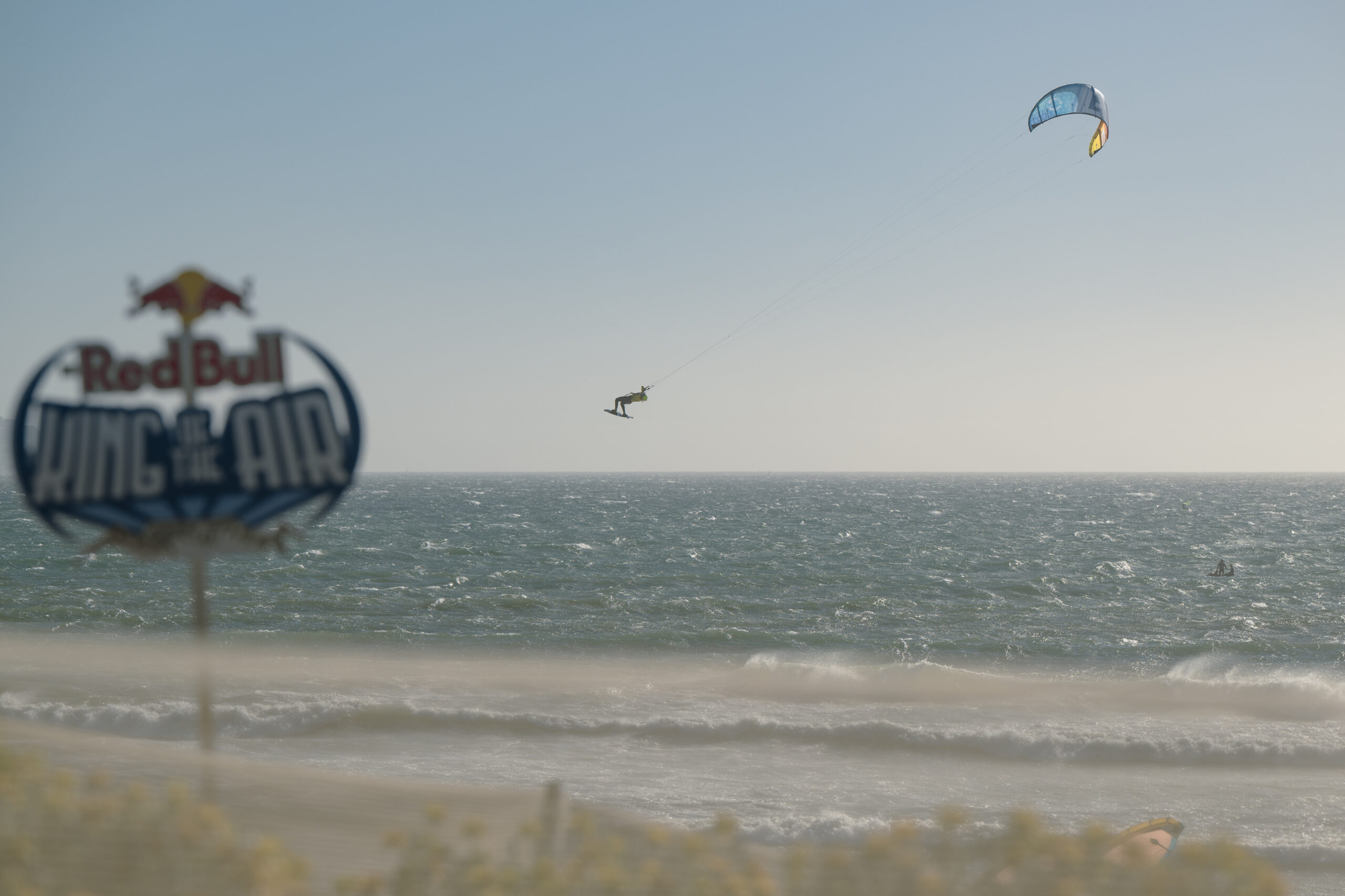 Red Bull kitesurfing competition takes over small Danish fishing village