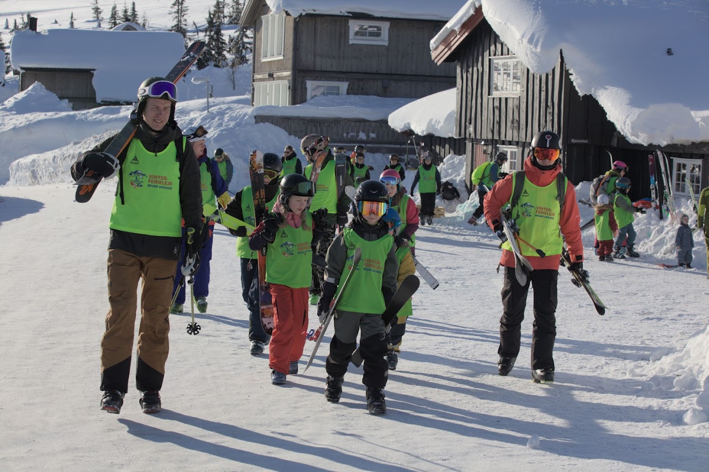 This is how skiing brought together Ukrainian and Danish kids