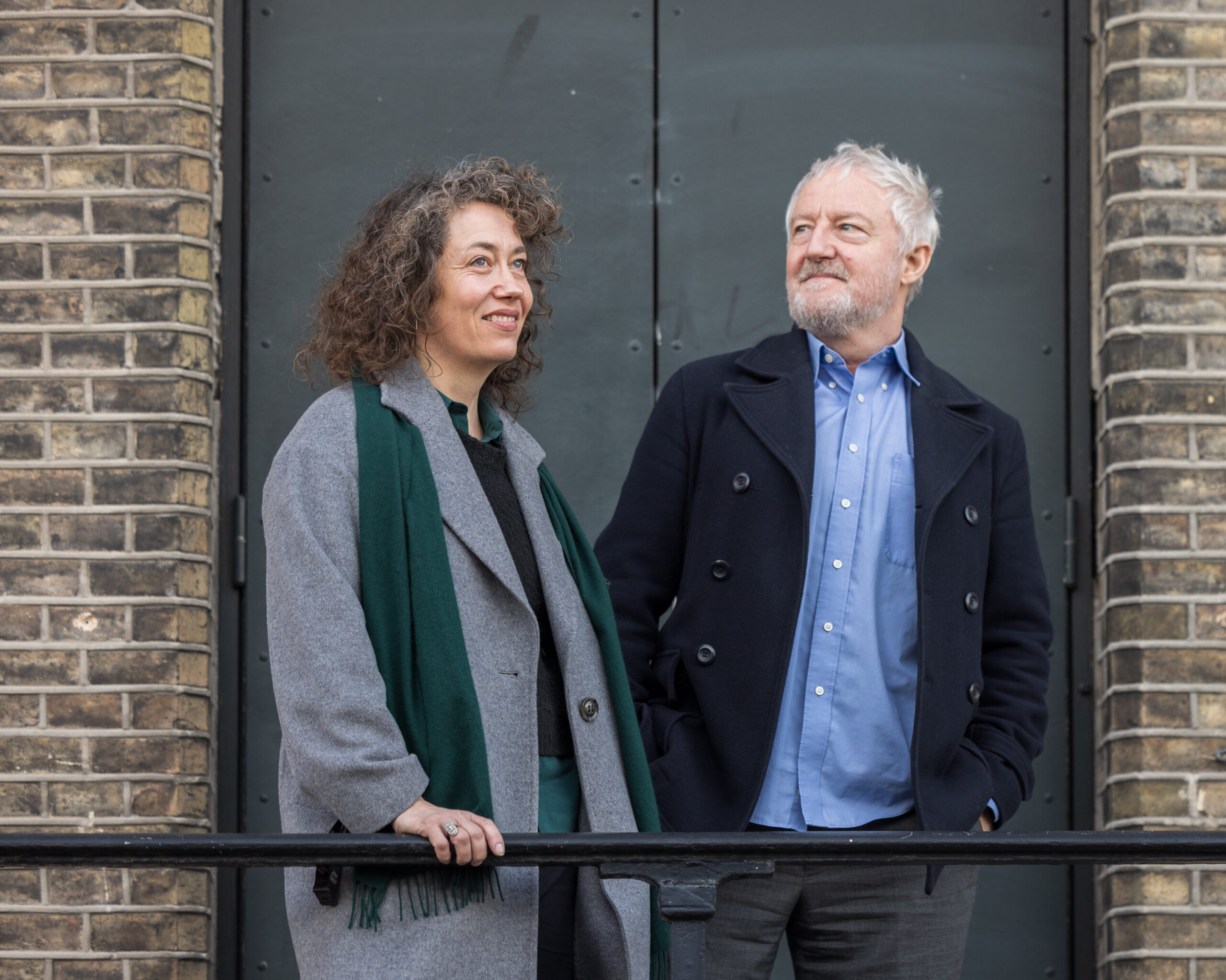 Miriam Frandsen on the left, and Stuart Lynch, on the right. Photo: Benny Thaibert.